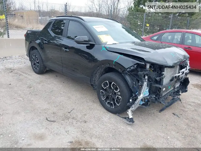 2022 Hyundai Santa Cruz Sel Premium VIN: 5NTJDDAF4NH025434 Lot: 42061500