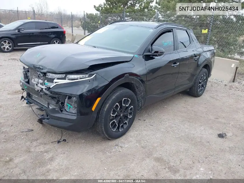 2022 Hyundai Santa Cruz Sel Premium VIN: 5NTJDDAF4NH025434 Lot: 42061500