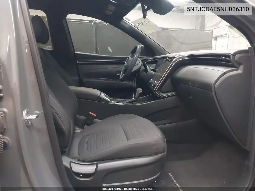 2022 Hyundai Santa Cruz Sel VIN: 5NTJCDAE5NH036310 Lot: 42173192