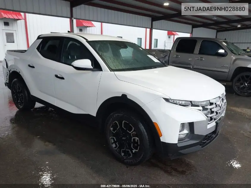 2022 Hyundai Santa Cruz Se VIN: 5NTJADAE9NH028880 Lot: 42179686