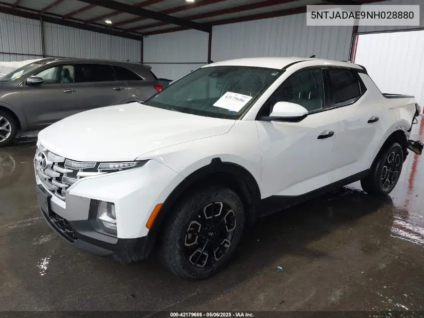 2022 Hyundai Santa Cruz Se VIN: 5NTJADAE9NH028880 Lot: 42179686