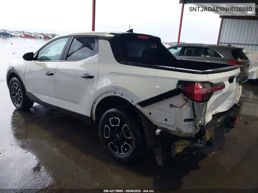 2022 Hyundai Santa Cruz Se VIN: 5NTJADAE9NH028880 Lot: 42179686