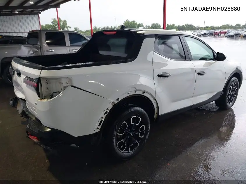 2022 Hyundai Santa Cruz Se VIN: 5NTJADAE9NH028880 Lot: 42179686