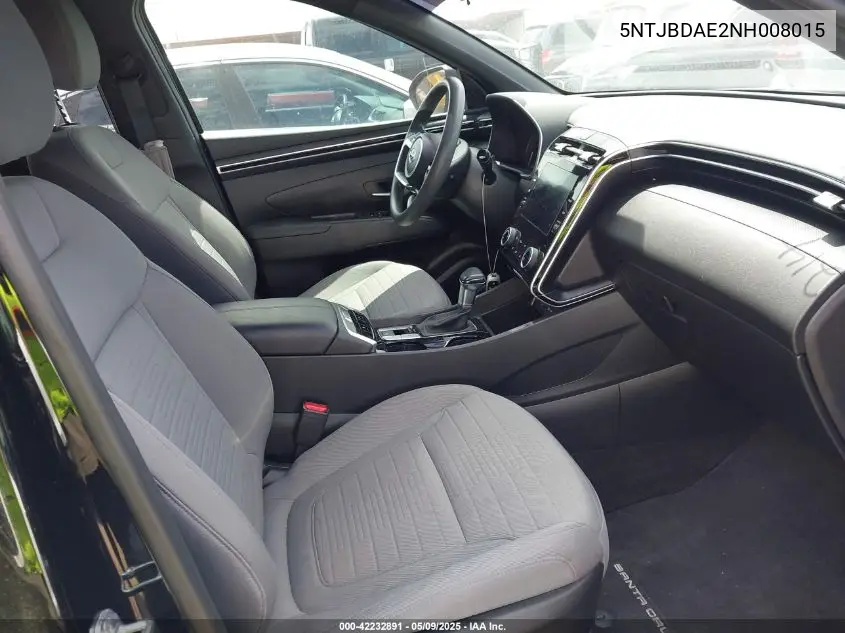 2022 Hyundai Santa Cruz Sel VIN: 5NTJBDAE2NH008015 Lot: 42232891