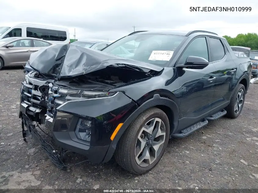 2022 Hyundai Santa Cruz Limited VIN: 5NTJEDAF3NH010999 Lot: 42234746