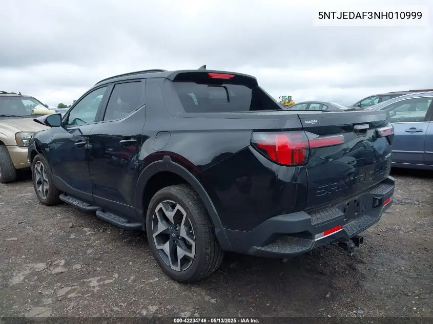 2022 Hyundai Santa Cruz Limited VIN: 5NTJEDAF3NH010999 Lot: 42234746
