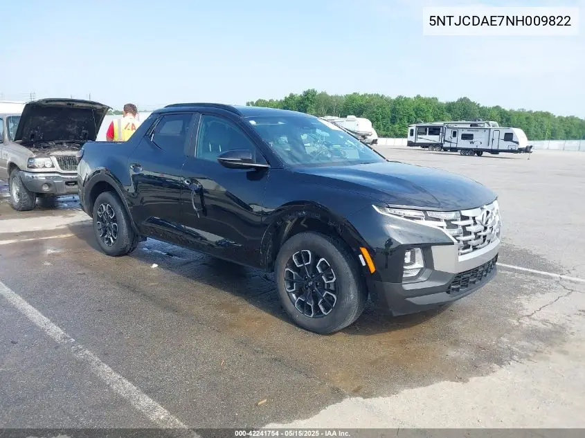 2022 Hyundai Santa Cruz Sel VIN: 5NTJCDAE7NH009822 Lot: 42241754