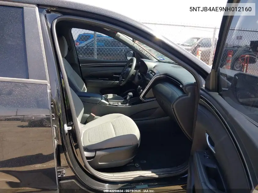 2022 Hyundai Santa Cruz Sel VIN: 5NTJB4AE9NH012160 Lot: 42298634