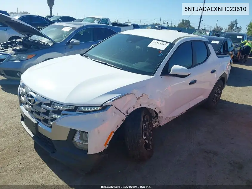 2022 Hyundai Santa Cruz Se VIN: 5NTJADAEXNH023610 Lot: 42323489