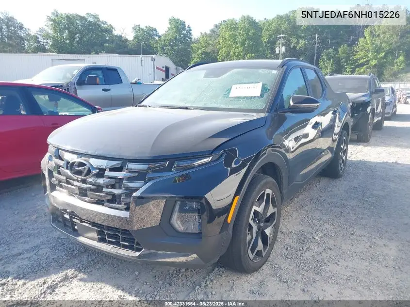 2022 Hyundai Santa Cruz Limited VIN: 5NTJEDAF6NH015226 Lot: 42331654