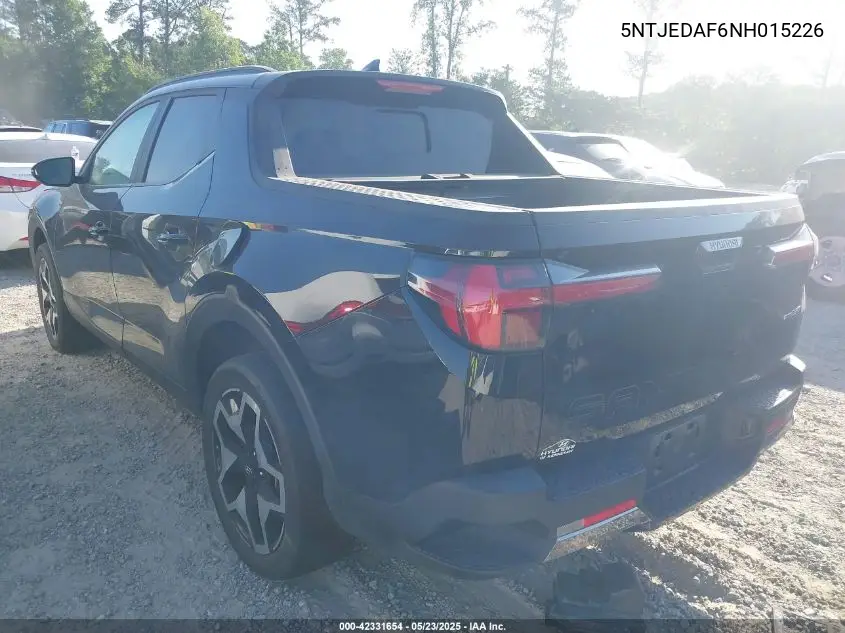 2022 Hyundai Santa Cruz Limited VIN: 5NTJEDAF6NH015226 Lot: 42331654