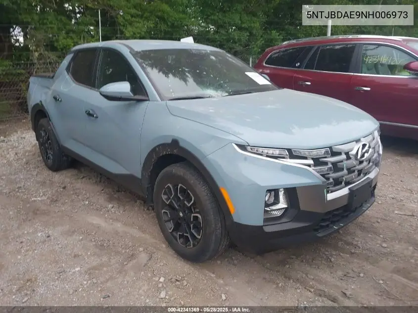 2022 Hyundai Santa Cruz Sel VIN: 5NTJBDAE9NH006973 Lot: 42341369