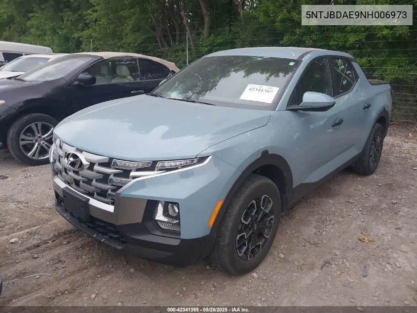 2022 Hyundai Santa Cruz Sel VIN: 5NTJBDAE9NH006973 Lot: 42341369