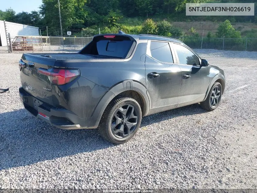 2022 Hyundai Santa Cruz Limited VIN: 5NTJEDAF3NH026619 Lot: 42450866