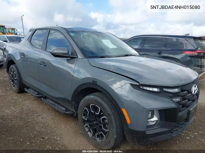 2022 Hyundai Santa Cruz Sel VIN: 5NTJBDAE4NH015080 Lot: 42541086
