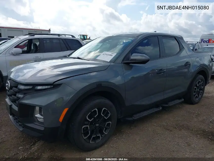2022 Hyundai Santa Cruz Sel VIN: 5NTJBDAE4NH015080 Lot: 42541086