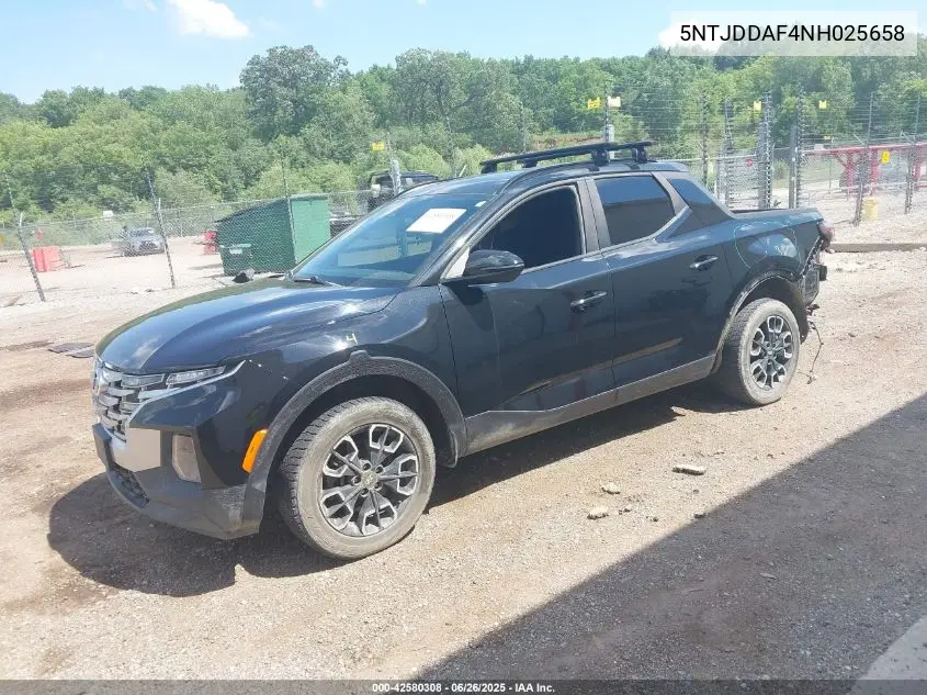 2022 Hyundai Santa Cruz Sel Premium VIN: 5NTJDDAF4NH025658 Lot: 42580308