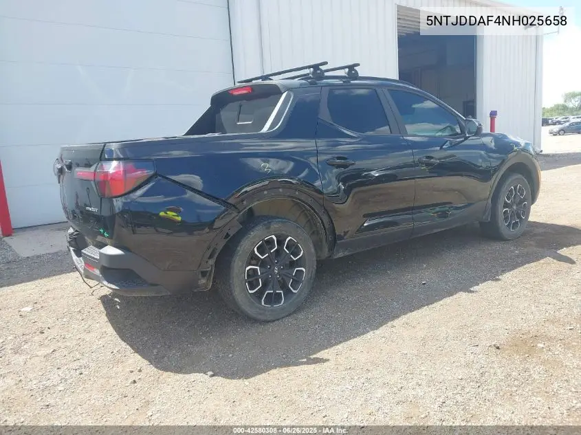 2022 Hyundai Santa Cruz Sel Premium VIN: 5NTJDDAF4NH025658 Lot: 42580308
