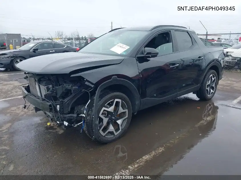 2023 Hyundai Santa Cruz Limited VIN: 5NTJEDAF4PH049345 Lot: 41582697