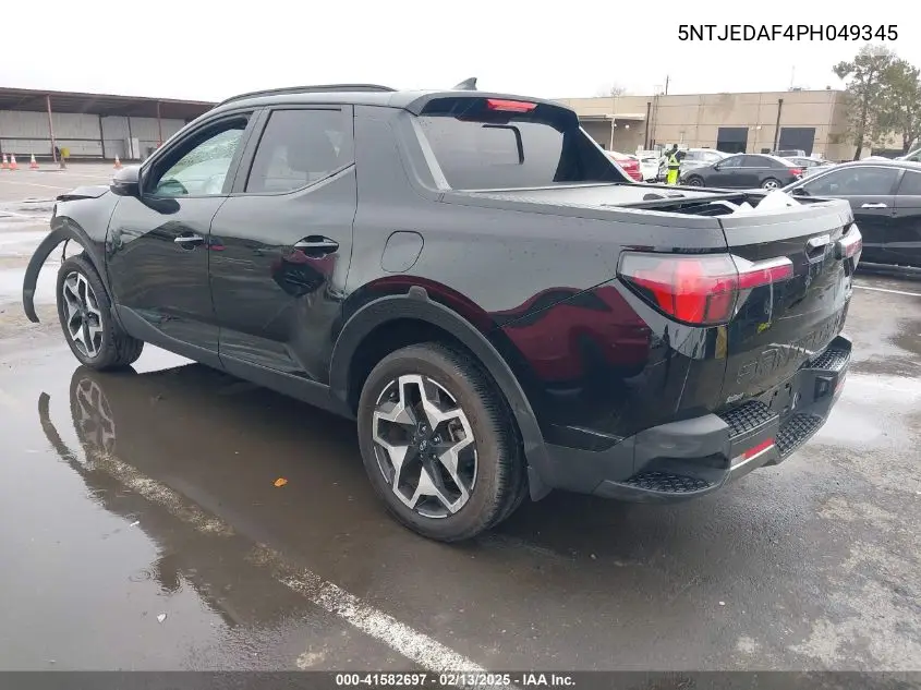 2023 Hyundai Santa Cruz Limited VIN: 5NTJEDAF4PH049345 Lot: 41582697