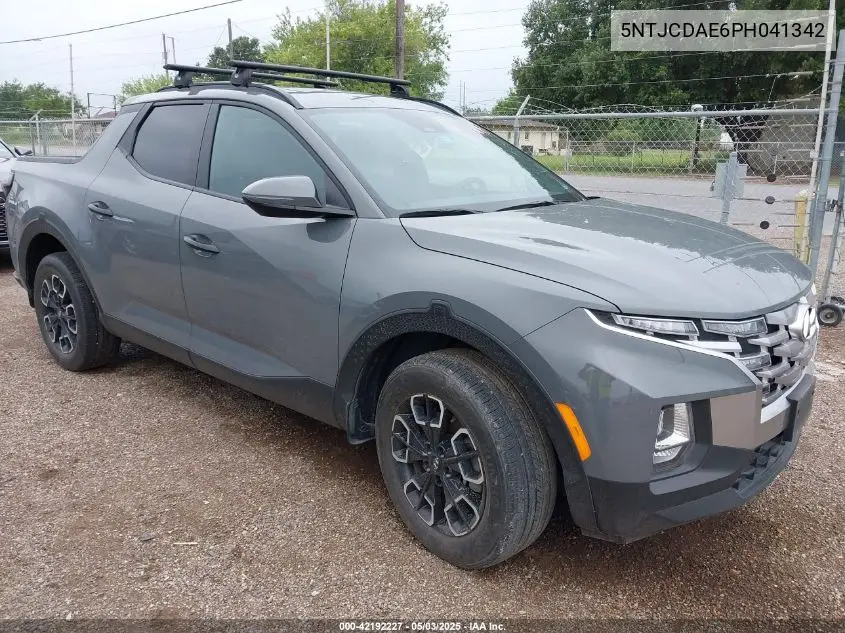 2023 Hyundai Santa Cruz Sel VIN: 5NTJCDAE6PH041342 Lot: 42192227