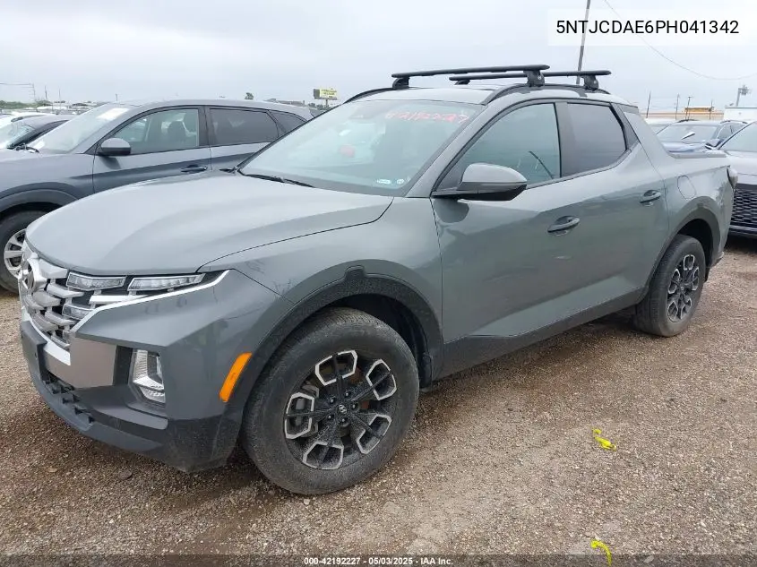 2023 Hyundai Santa Cruz Sel VIN: 5NTJCDAE6PH041342 Lot: 42192227