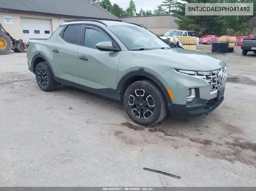 2023 Hyundai Santa Cruz Sel VIN: 5NTJCDAE3PH041492 Lot: 42537671