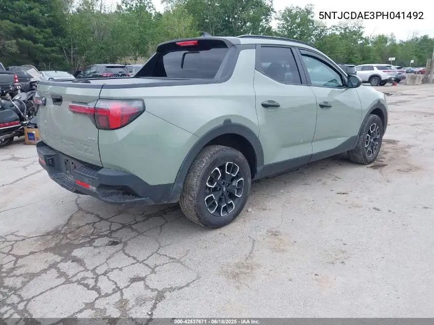 2023 Hyundai Santa Cruz Sel VIN: 5NTJCDAE3PH041492 Lot: 42537671