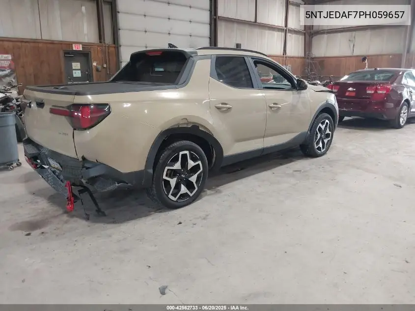 2023 Hyundai Santa Cruz Limited VIN: 5NTJEDAF7PH059657 Lot: 42562733