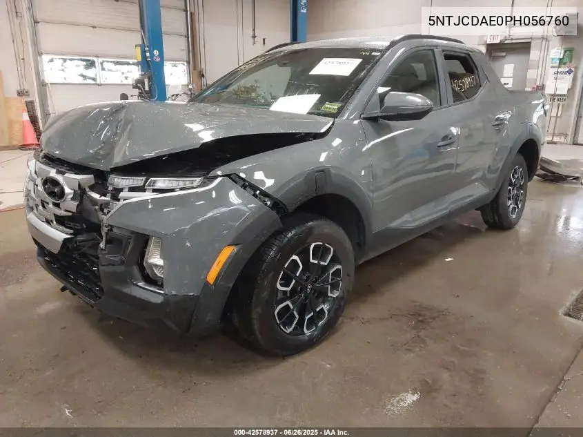 2023 Hyundai Santa Cruz Sel VIN: 5NTJCDAE0PH056760 Lot: 42578937