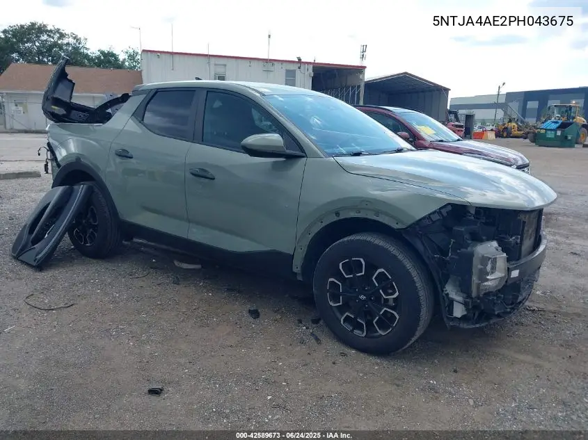 2023 Hyundai Santa Cruz Se VIN: 5NTJA4AE2PH043675 Lot: 42589673