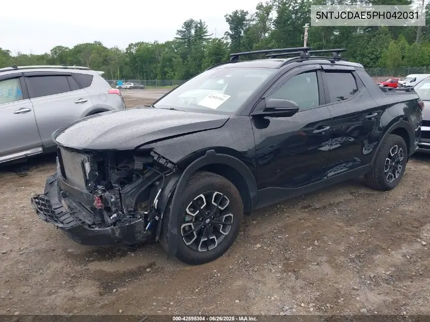 2023 Hyundai Santa Cruz Sel VIN: 5NTJCDAE5PH042031 Lot: 42595304