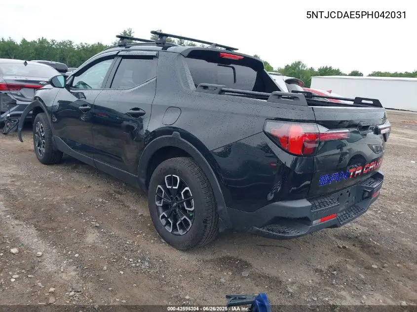 2023 Hyundai Santa Cruz Sel VIN: 5NTJCDAE5PH042031 Lot: 42595304