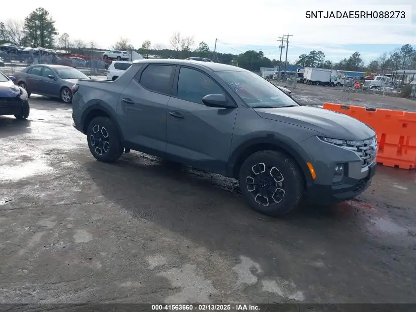 2024 Hyundai Santa Cruz Se VIN: 5NTJADAE5RH088273 Lot: 41563660