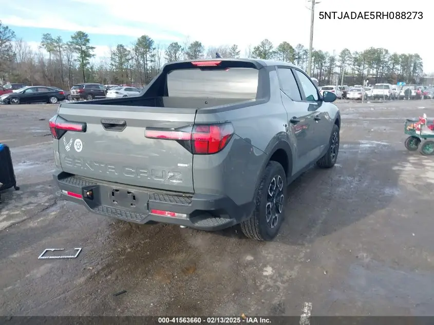 2024 Hyundai Santa Cruz Se VIN: 5NTJADAE5RH088273 Lot: 41563660