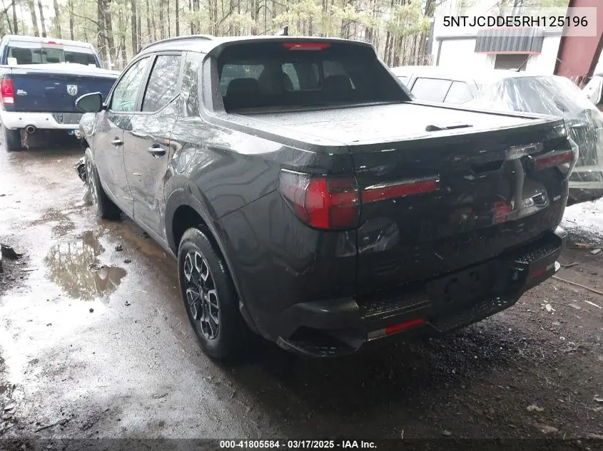 2024 Hyundai Santa Cruz Sel VIN: 5NTJCDDE5RH125196 Lot: 41805584