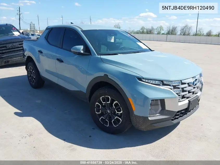 2024 Hyundai Santa Cruz Sel VIN: 5NTJB4DE9RH120490 Lot: 41858739