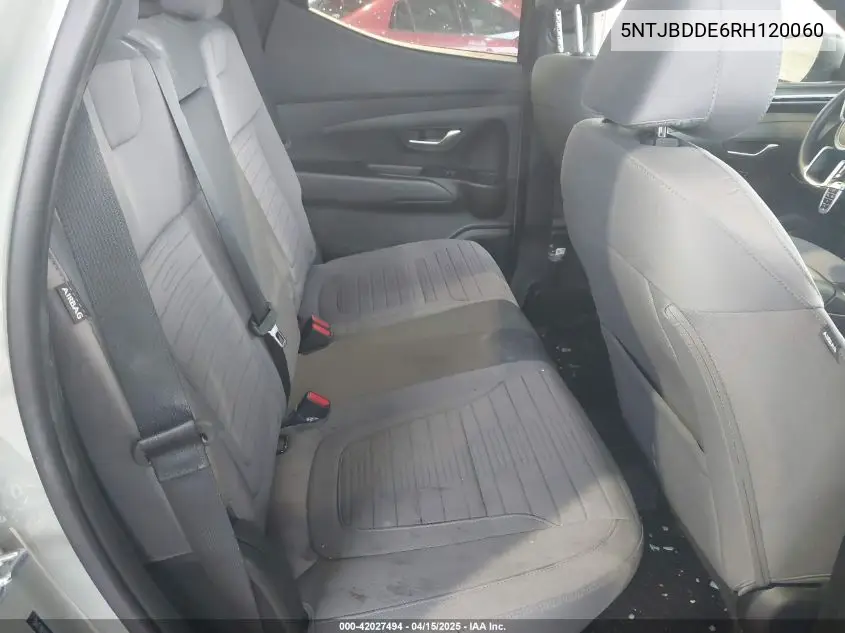 2024 Hyundai Santa Cruz Sel VIN: 5NTJBDDE6RH120060 Lot: 42027494