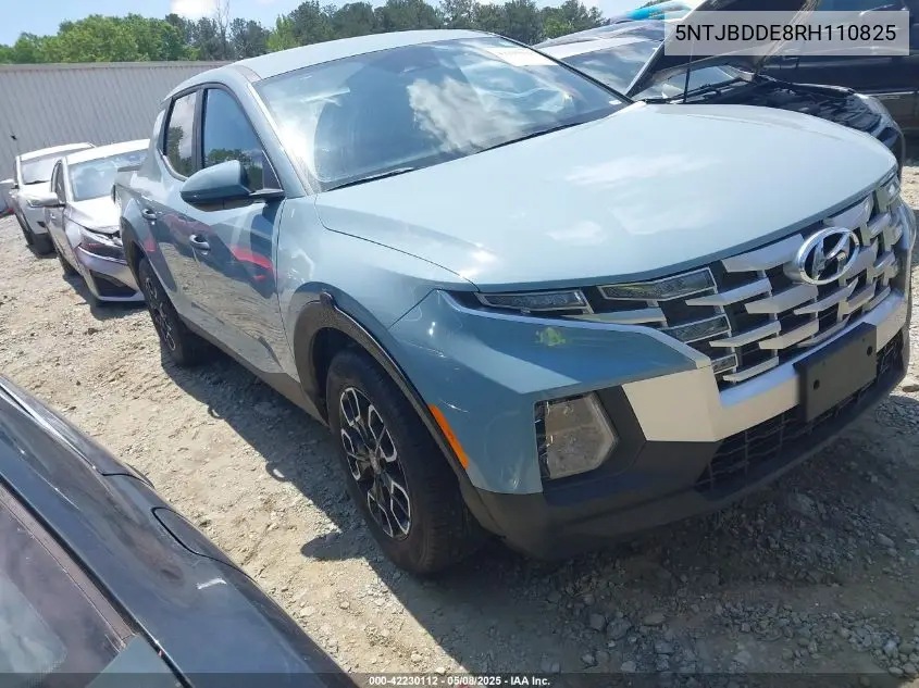 2024 Hyundai Santa Cruz Sel VIN: 5NTJBDDE8RH110825 Lot: 42230112