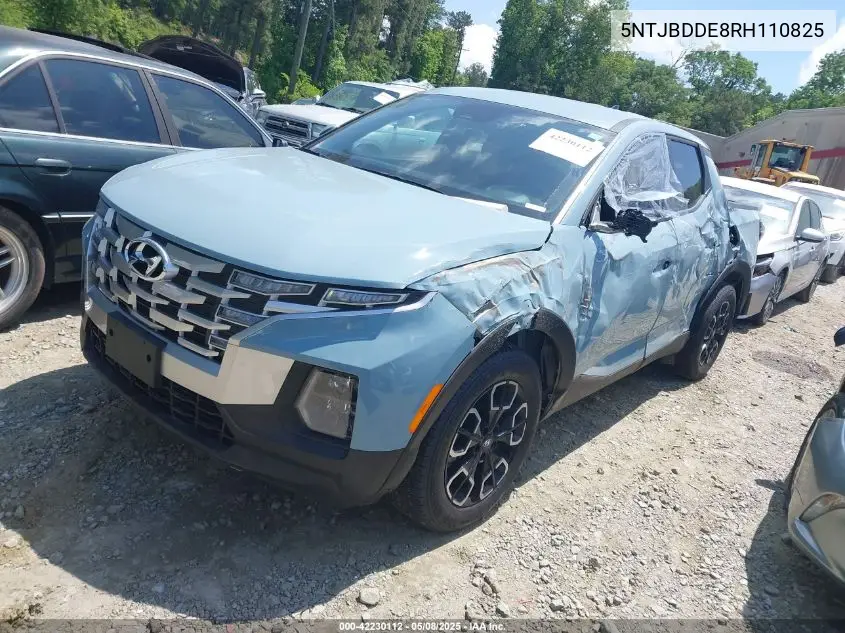 2024 Hyundai Santa Cruz Sel VIN: 5NTJBDDE8RH110825 Lot: 42230112