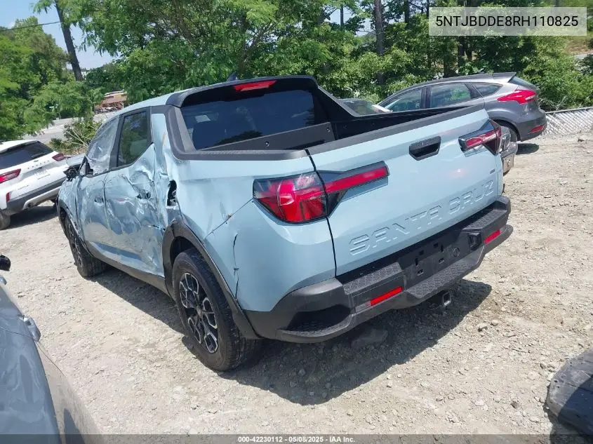 2024 Hyundai Santa Cruz Sel VIN: 5NTJBDDE8RH110825 Lot: 42230112