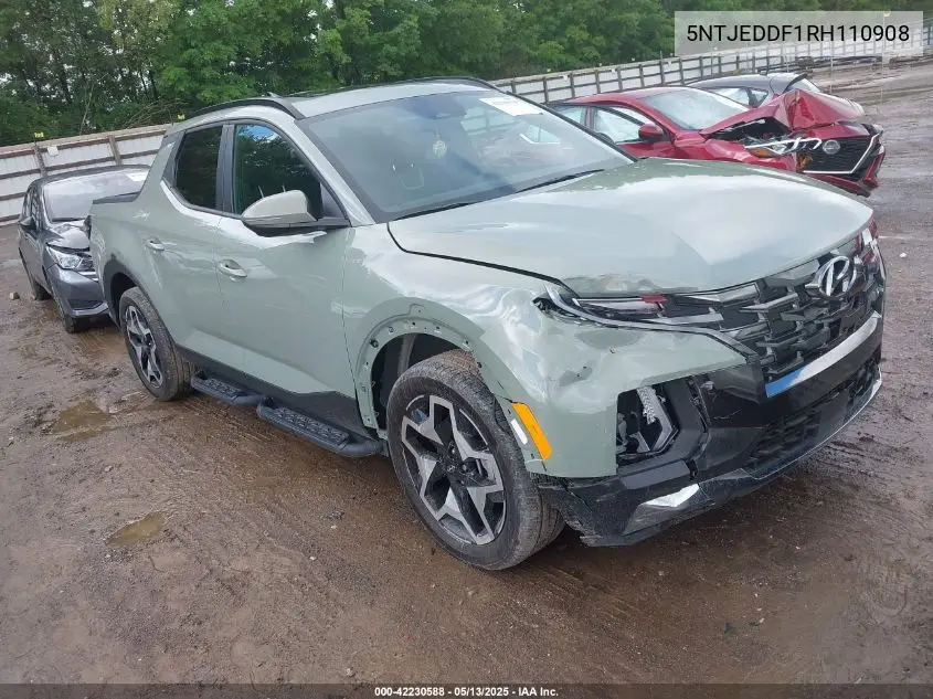 2024 Hyundai Santa Cruz Limited VIN: 5NTJEDDF1RH110908 Lot: 42230588