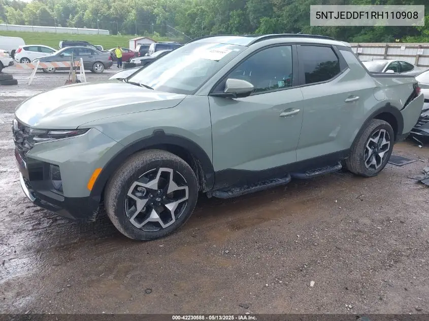 2024 Hyundai Santa Cruz Limited VIN: 5NTJEDDF1RH110908 Lot: 42230588