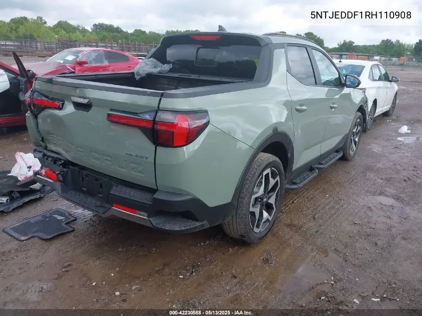 2024 Hyundai Santa Cruz Limited VIN: 5NTJEDDF1RH110908 Lot: 42230588