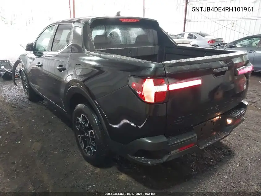 2024 Hyundai Santa Cruz Sel VIN: 5NTJB4DE4RH101961 Lot: 42461463