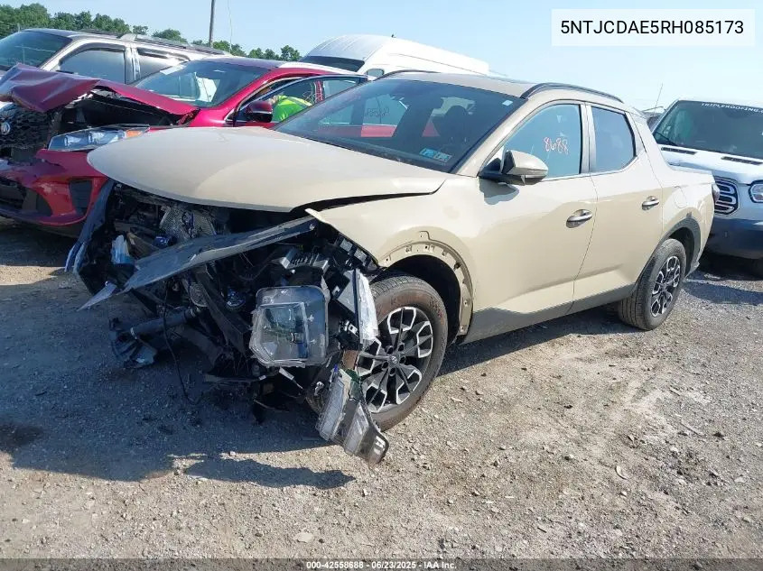 2024 Hyundai Santa Cruz Sel VIN: 5NTJCDAE5RH085173 Lot: 42558688