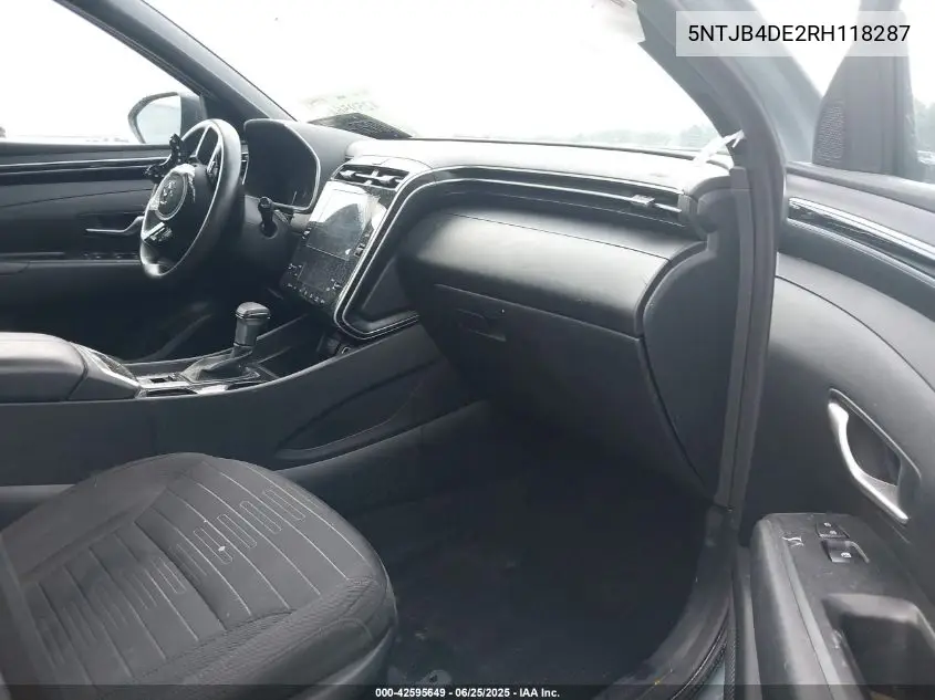 2024 Hyundai Santa Cruz Sel VIN: 5NTJB4DE2RH118287 Lot: 42595649