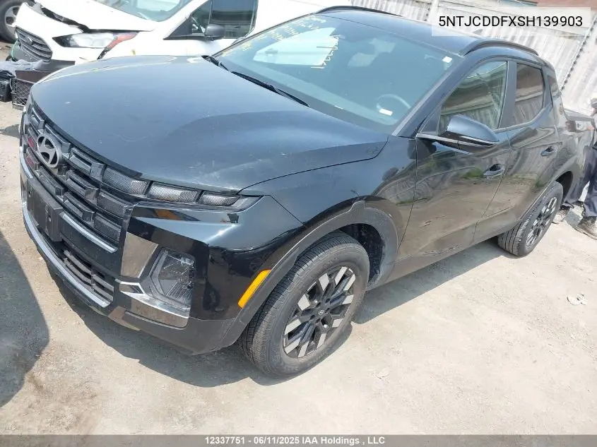 2025 Hyundai Santa Cruz Preferred VIN: 5NTJCDDFXSH139903 Lot: 12337751