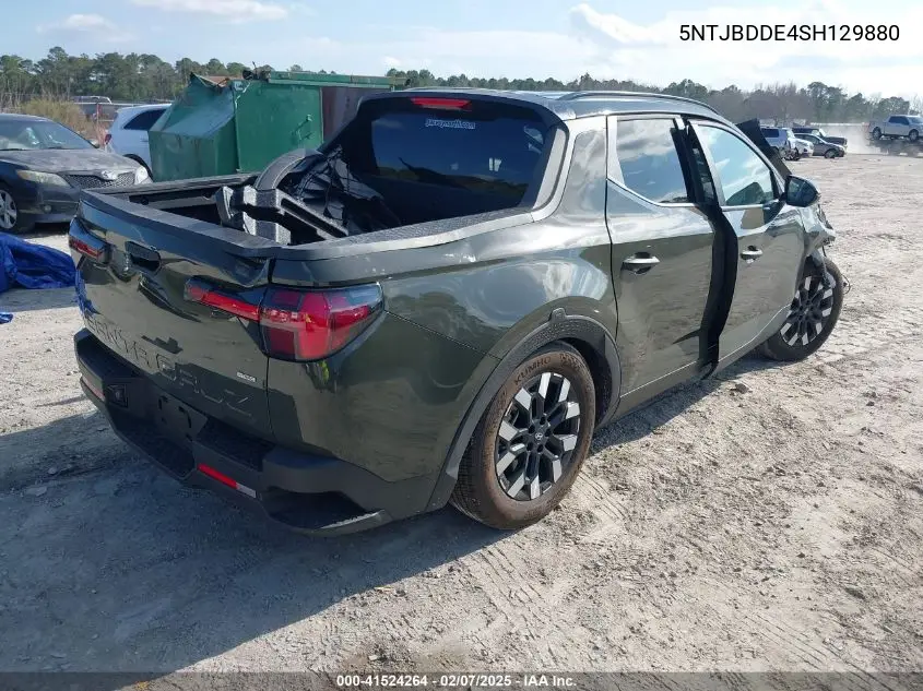 2025 Hyundai Santa Cruz Sel VIN: 5NTJBDDE4SH129880 Lot: 41524264