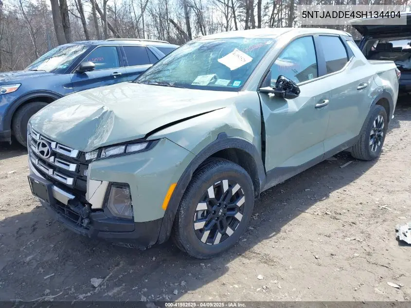 2025 Hyundai Santa Cruz Se VIN: 5NTJADDE4SH134404 Lot: 41982529